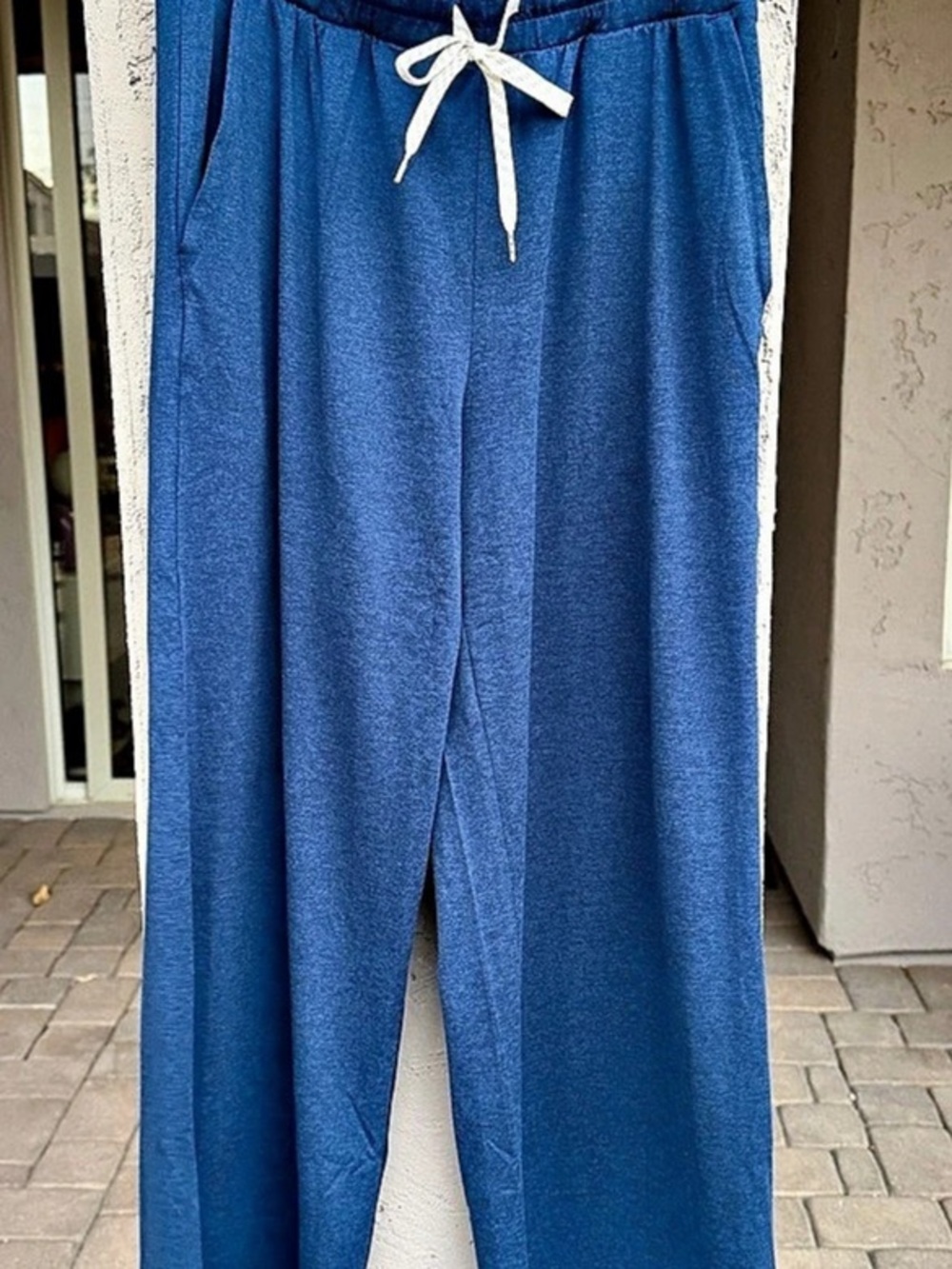 Vuori Halo Essential Wideleg Pant Blue Size Small